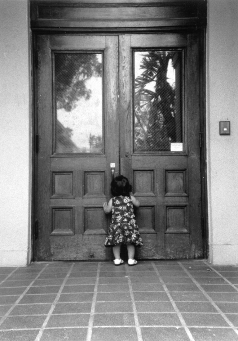 Child at School Doors